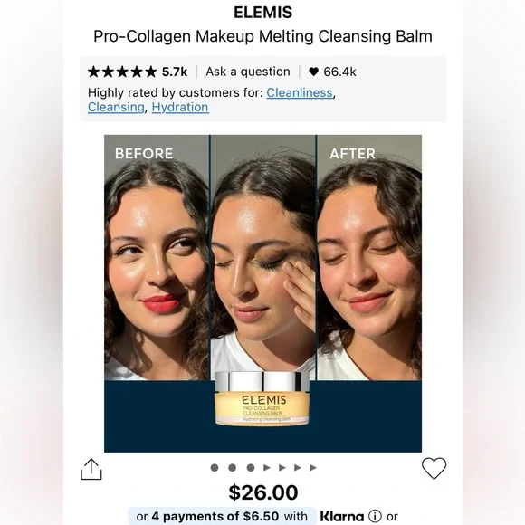 Brand new Mini ELEMIS
Pro-Collagen Makeup Melting Cleansing Balm - Picture 2 of 6